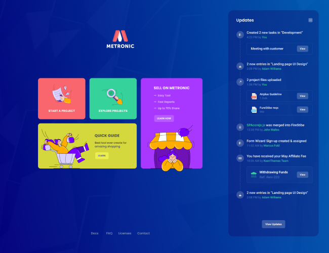 admin template